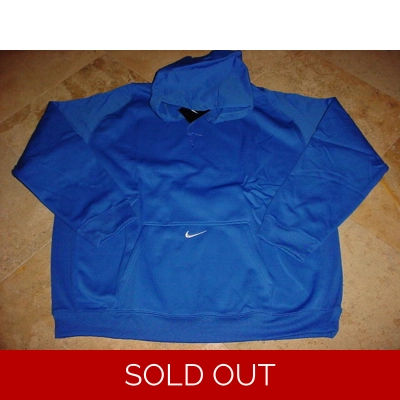 Nike Team Tech Therma-Fit Fleece Hoodie Royal Blue 3XL